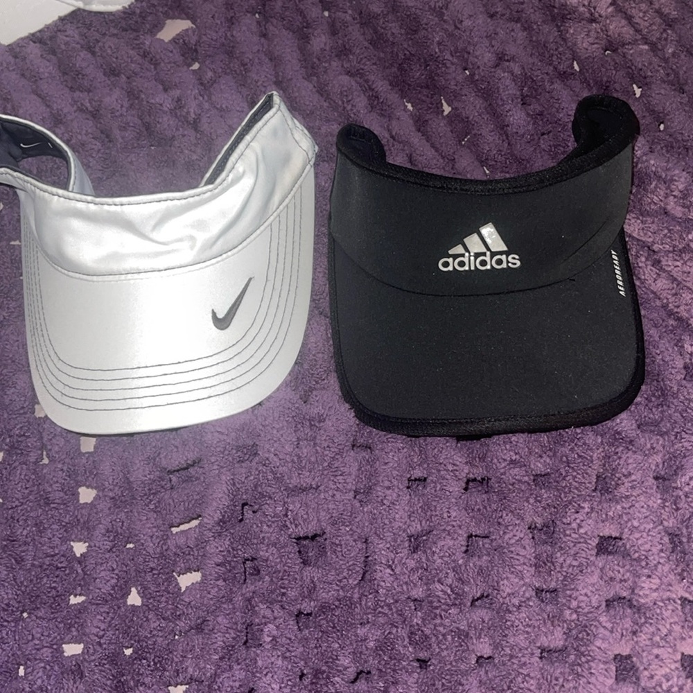Brand new Adidas  and Nike visors